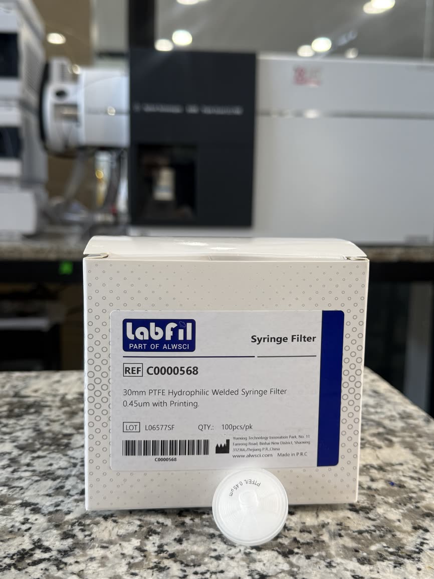 فیلتر سرسرنگی Labfil 30mm PTFE 0.45um
